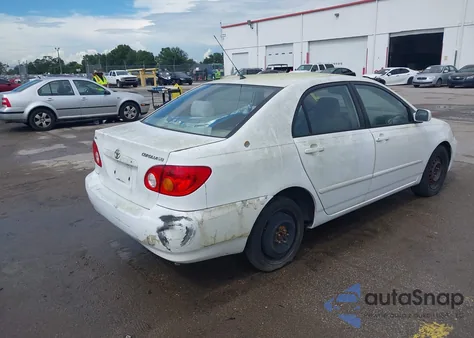 2004 Toyota Corolla Le из США, поврежденный, VIN 2T1BR32E64C287414
